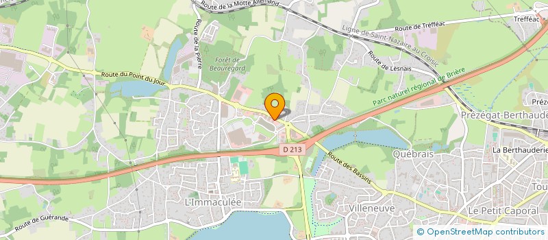 localisation de l'entreprise MADAME NADIA DERRECHE  SAINT-NAZAIRE