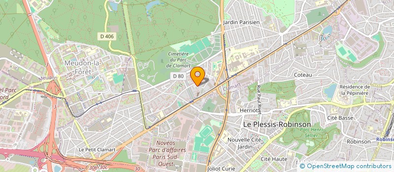 localisation de l'entreprise MADAME NADIA DESGENS à CLAMART