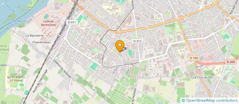 localisation de l'entreprise MADAME NADIA DESMOULINS  ANGERS