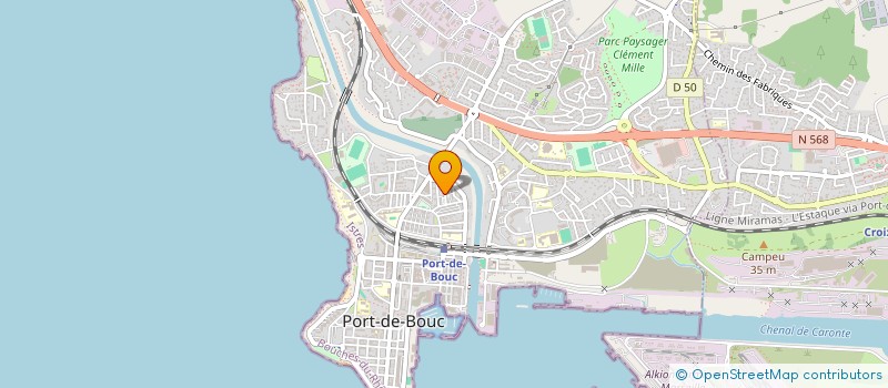 localisation de l'entreprise MADAME NADIA DJEBBAR  PORT-DE-BOUC