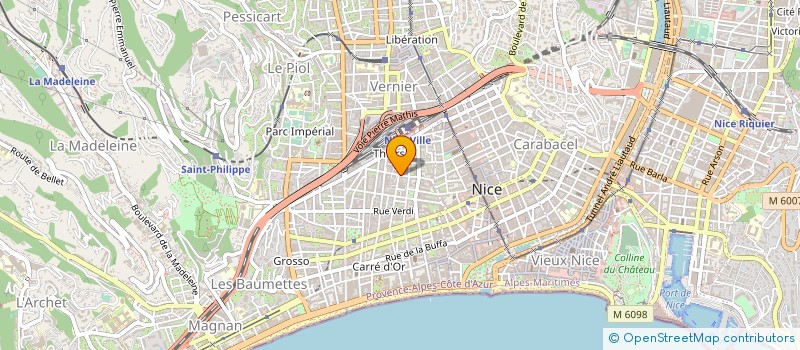 localisation de l'entreprise MADAME NADIA DJOUDJOU à NICE