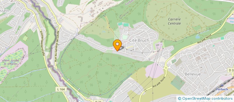 localisation de l'entreprise MADAME NADIA DOERFLINGER  FORBACH