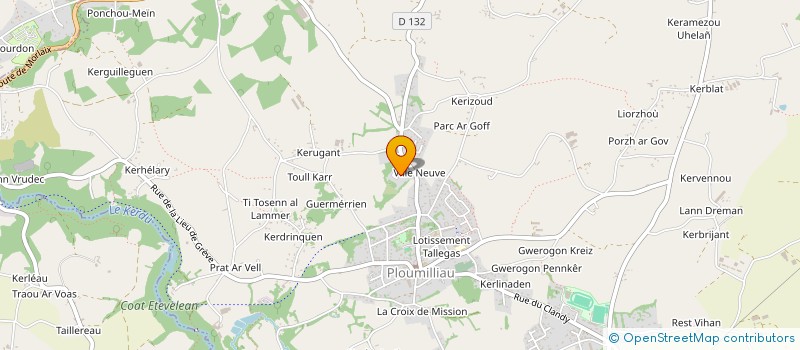 localisation de l'entreprise MADAME NADIA DUBOIS à PLOUMILLIAU