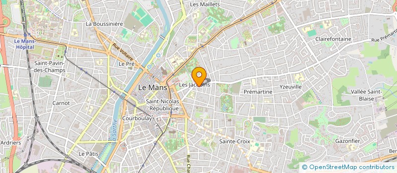 localisation de l'entreprise MADAME NADIA DUBOIS  LE MANS