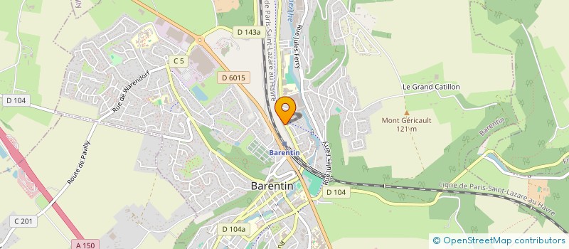 localisation de l'entreprise MADAME NADIA DUBOSC  BARENTIN