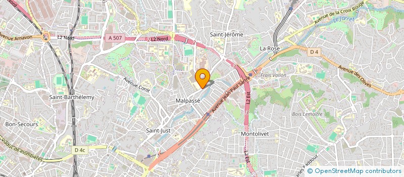localisation de l'entreprise MADAME NADIA DUPUIS à MARSEILLE