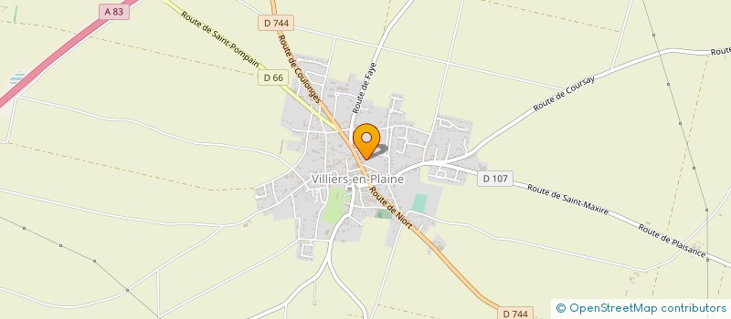 localisation de l'entreprise MADAME NADIA DUVAL  VILLIERS-EN-PLAINE
