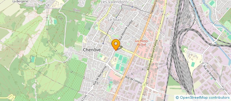 localisation de l'entreprise MADAME NADIA EBERT  CHENOVE