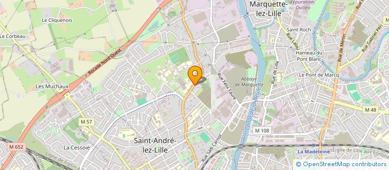 localisation de l'entreprise MADAME NADIA EL BAOUCHI  SAINT-ANDRE-LEZ-LILLE