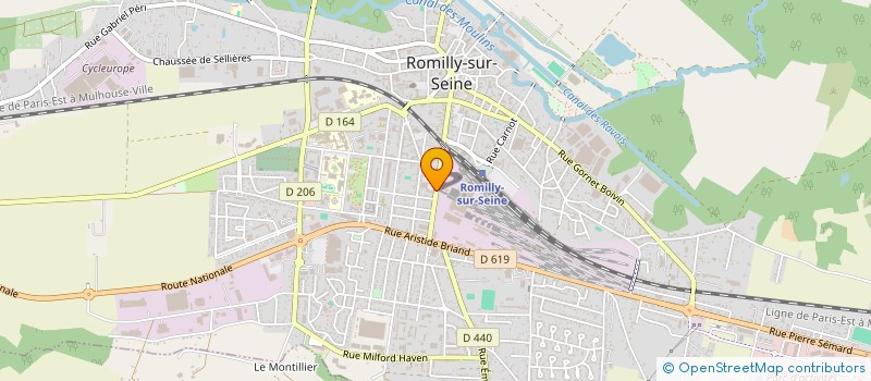 localisation de l'entreprise MADAME NADIA EL FORKANI à ROMILLY-SUR-SEINE