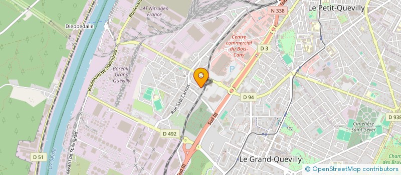 localisation de l'entreprise MADAME NADIA EL IDRISSI  LE GRAND-QUEVILLY