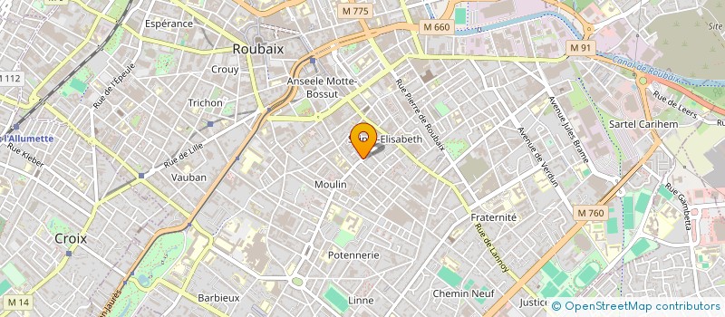 localisation de l'entreprise MADAME NADIA EL MALLOUKI à ROUBAIX