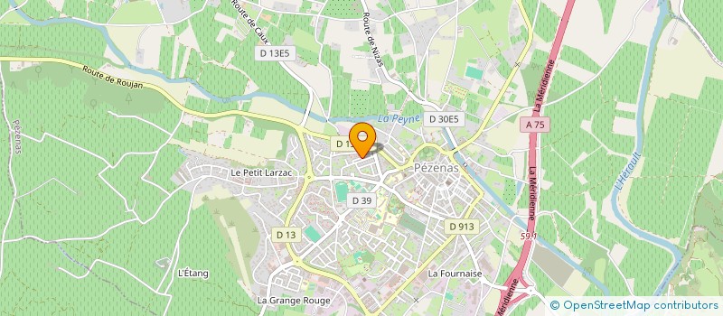 localisation de l'entreprise MADAME NADIA EL MHAMDI  PEZENAS