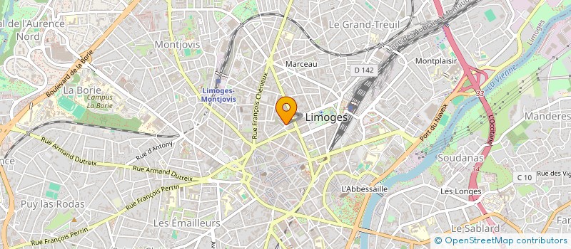 localisation de l'entreprise MADAME NADIA ELAIBA à LIMOGES