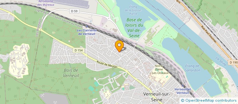 localisation de l'entreprise MADAME NADIA ELRALLOU  VERNEUIL-SUR-SEINE