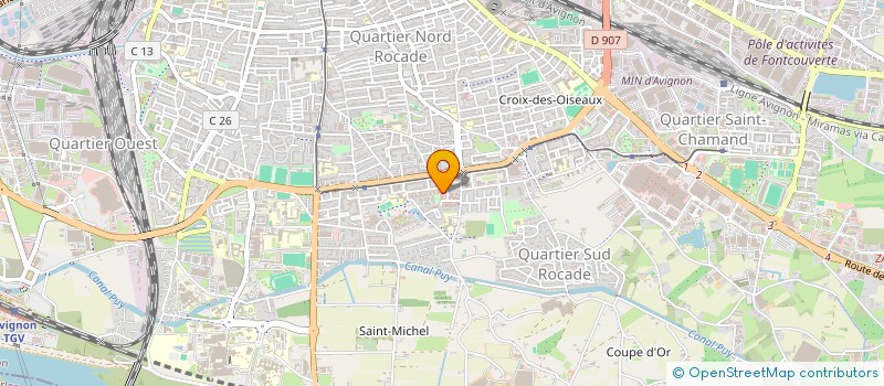 localisation de l'entreprise MADAME NADIA ERRAHALI  AVIGNON