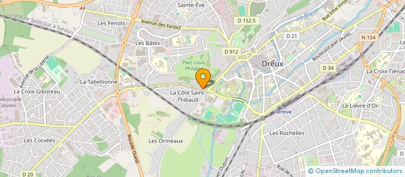 localisation de l'entreprise MADAME NADIA FAVERIS à DREUX