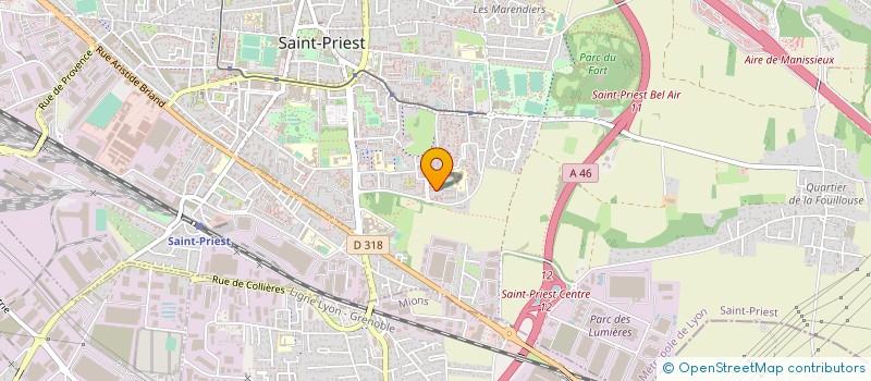 localisation de l'entreprise MADAME NADIA FEGUIRI  SAINT-PRIEST