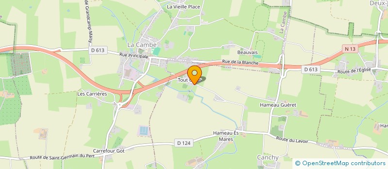 localisation de l'entreprise MADAME NADIA FELLAH  LA CAMBE