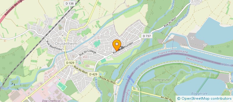 localisation de l'entreprise MADAME NADIA FERNANDEZ  DRUSENHEIM