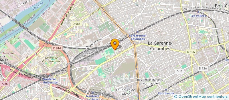 localisation de l'entreprise MADAME NADIA FERRIER  LA GARENNE-COLOMBES