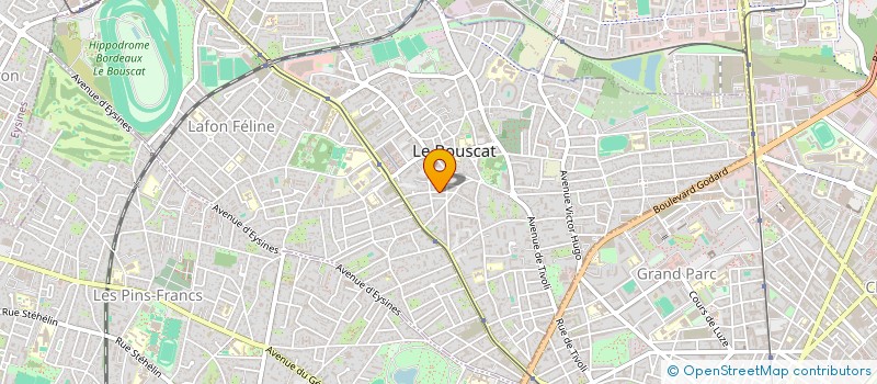 localisation de l'entreprise MADAME NADIA FETTAR  LE BOUSCAT