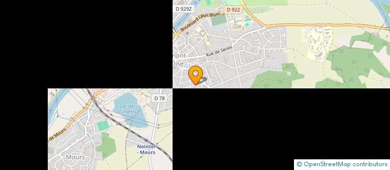 localisation de l'entreprise MADAME NADIA GALANDON  BEAUMONT-SUR-OISE