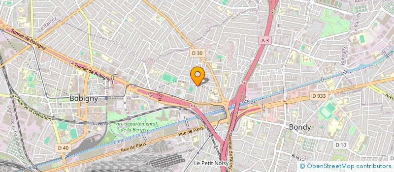 localisation de l'entreprise MADAME NADIA GALLEZE  BOBIGNY