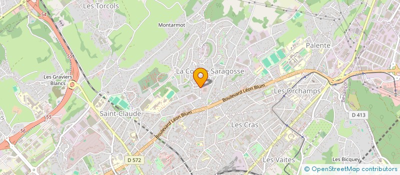 localisation de l'entreprise MADAME NADIA GHARET  BESANCON