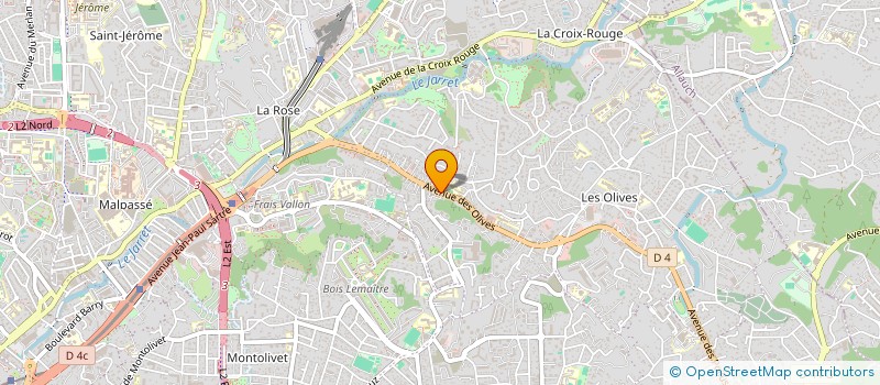 localisation de l'entreprise MADAME NADIA GHELLAMELLAH à MARSEILLE 13
