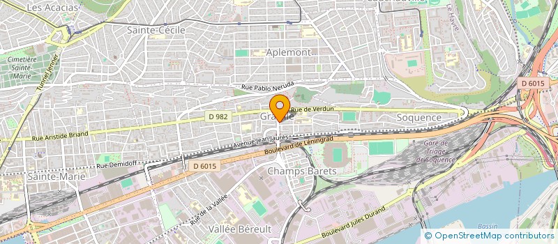 localisation de l'entreprise MADAME NADIA GHERSA  LE HAVRE