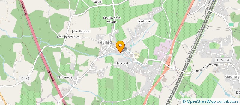 localisation de l'entreprise MADAME NADIA GOMEZ  PEUJARD