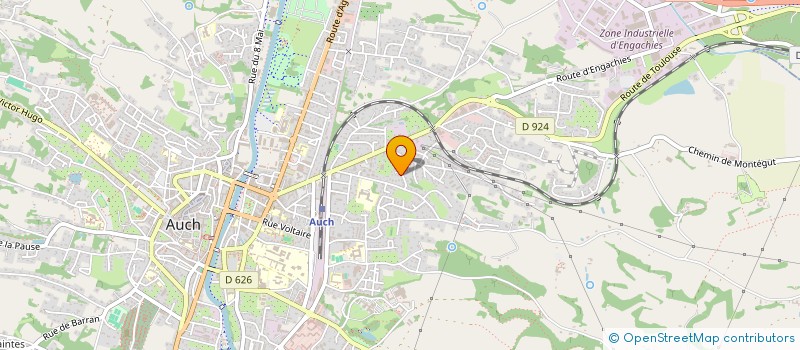 localisation de l'entreprise MADAME NADIA GRALL  AUCH