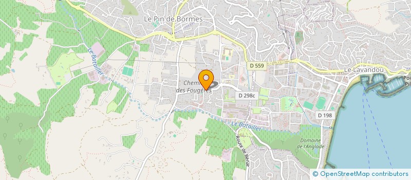 localisation de l'entreprise MADAME NADIA GRINFELD à BORMES-LES-MIMOSAS