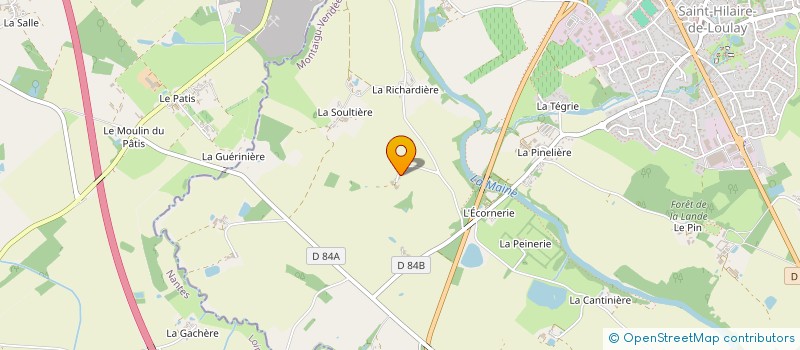 localisation de l'entreprise MADAME NADIA GROLLEAU à MONTAIGU-VENDEE