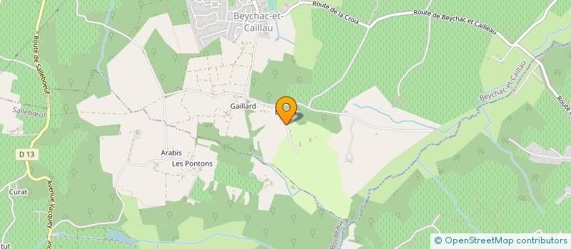 localisation de l'entreprise MADAME NADIA GUEDJ  BEYCHAC-ET-CAILLAU