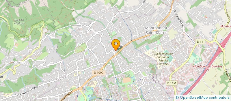 localisation de l'entreprise MADAME NADIA GUERROUI  MEYLAN