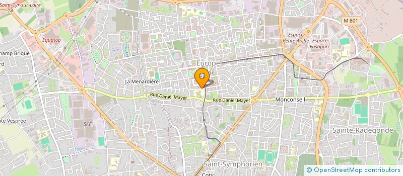 localisation de l'entreprise MADAME NADIA GUEYE BINTA  TOURS