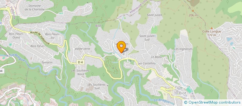 localisation de l'entreprise MADAME NADIA GUIDO  BIOT