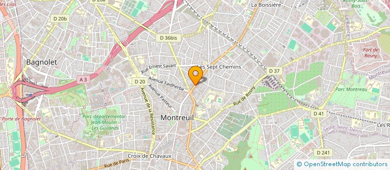 localisation de l'entreprise MADAME NADIA GUINY à MONTREUIL