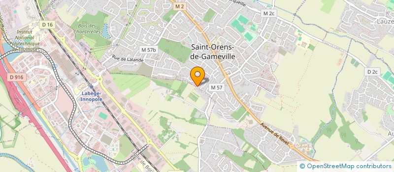 localisation de l'entreprise MADAME NADIA GUITTARD  SAINT-ORENS-DE-GAMEVILLE