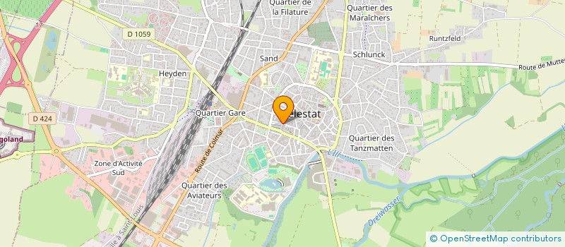 localisation de l'entreprise MADAME NADIA GULINO  SELESTAT