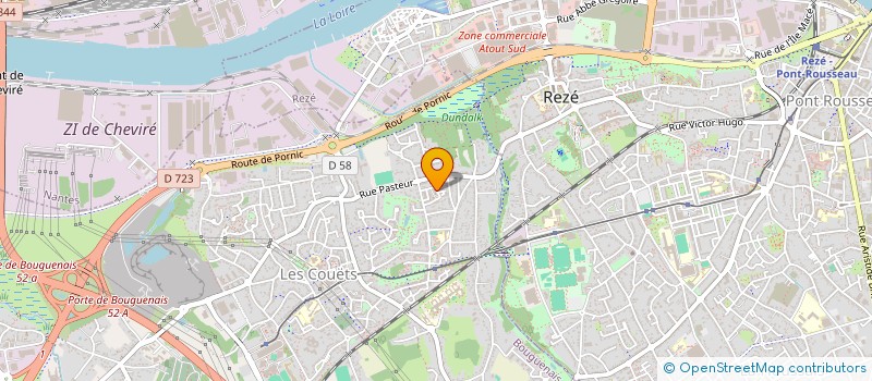 localisation de l'entreprise MADAME NADIA GUTIERREZ à BOUGUENAIS