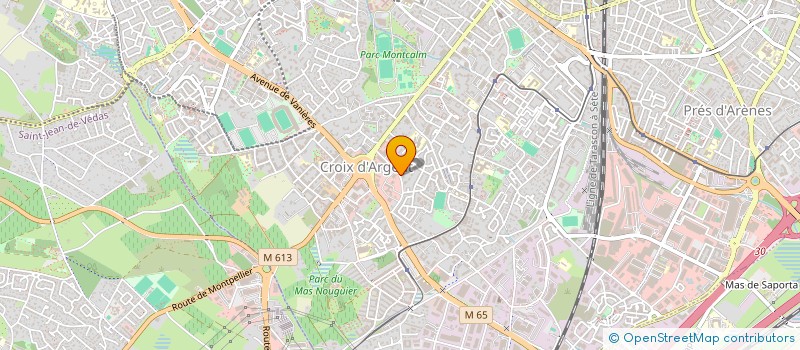 localisation de l'entreprise MADAME NADIA HADAD  MONTPELLIER