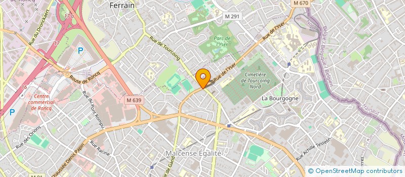 localisation de l'entreprise MADAME NADIA HADDADI  TOURCOING