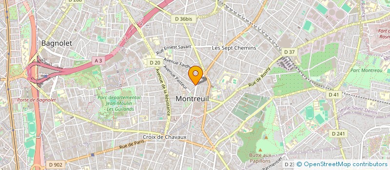 localisation de l'entreprise MADAME NADIA HANINICHE à MONTREUIL