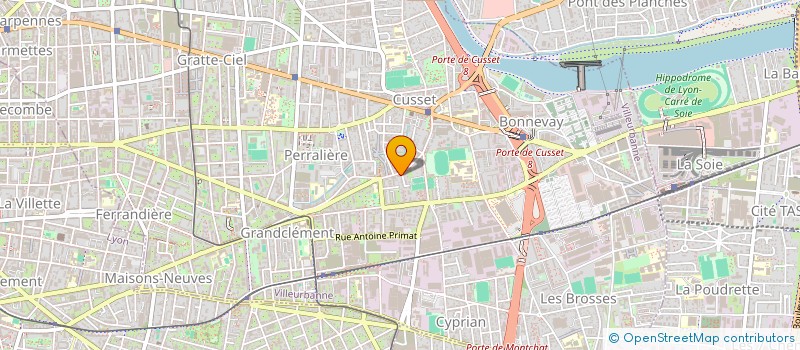 localisation de l'entreprise MADAME NADIA HAOUASSE  VILLEURBANNE