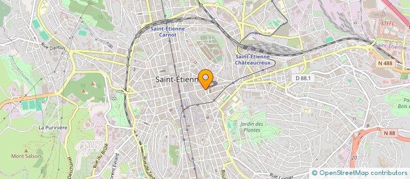 localisation de l'entreprise MADAME NADIA HASSISSI KHEMMAR  SAINT-ETIENNE