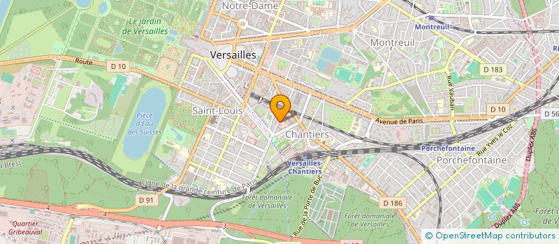 localisation de l'entreprise MADAME NADIA HATIFI à VERSAILLES