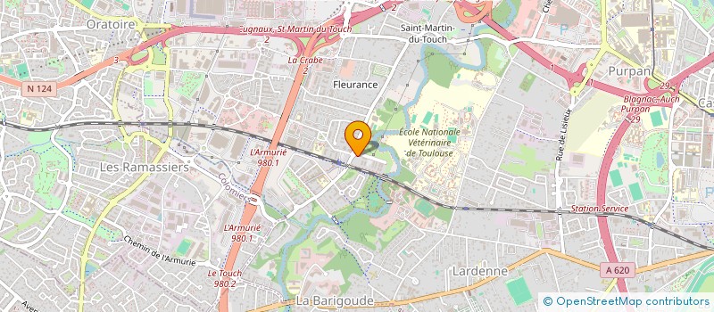 localisation de l'entreprise MADAME NADIA HATTABI  TOULOUSE